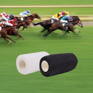 8 BANDAGE COHESIVE HORSES PETS 15cmx4.5mt WHITE - Picture 1 of 5