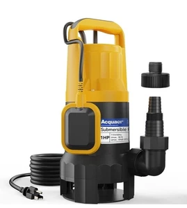 Pompa acqua sommersa 1HP per vasca idromassaggio, piscine, scantinati 4345GPH..R1W4 - Foto 1 di 9