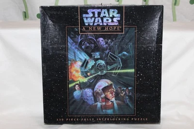 Vintage 1995 Star Wars A New Hope MB 550 Pc Puzzle Complete - Image 1 of 3