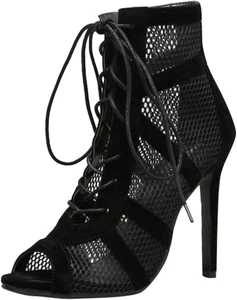 Heels Dance Class Bootie Scarpe Da Ballo Donna Con Tacco Alto Sexy in Rete Elega - Foto 1 di 12