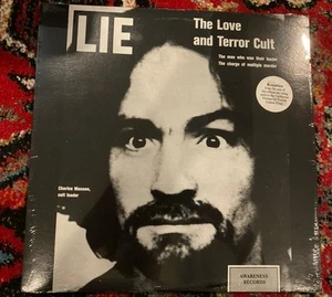 Charles Manson vinyl LP - "LIE: The Love and Terror Cult , New ,Sealed - Picture 1 of 13
