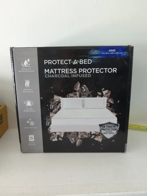 Защита для матраса Protect A Bed охлаждающая древесный уголь - королевский размер - Изображение 1 из 4