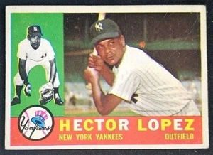 1960 Topps #163 Hector Lopez New York Yankees - PR - Picture 1 of 2