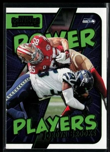 2022 Panini Contenders Power Players Emerald #PWR-JBR Jordyn Brooks - Picture 1 of 2