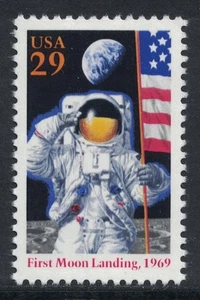 Scott 2841a- First Moon Landing, Astronaut- MNH 29c 1994- unused mint stamp - Picture 1 of 1