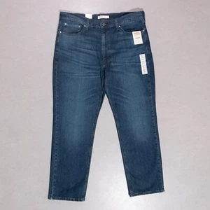 NWT Levi's Signature Athletic Fit Stretch Dark Wash Denim Jeans Men's 38x29 - Picture 1 of 8