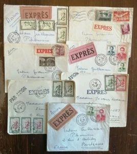 MAROCCO: 1954/1964 - Lotto Di 7 Lettere In "Espresso"! - Bild 1 von 1