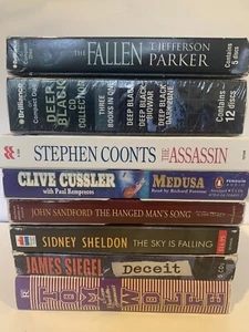 Lot of 10 Audiobooks CD Fiction, Abridged - Picture 1 of 11