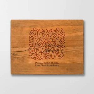 Personalized Cutting Board - Best Friends - Maple, Cherry or Walnut - Picture 1 of 9