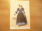 ORIGINAL LITHOGRAPH 1850 WOMAN'S PARTY COSTUME FROM CAEN NORMANDY