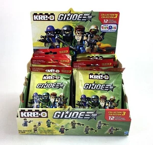 GI Joe Kre-O Collection 3 Complete Set Of 12 Mini Figures Sealed w/ Box IO - Picture 1 of 5