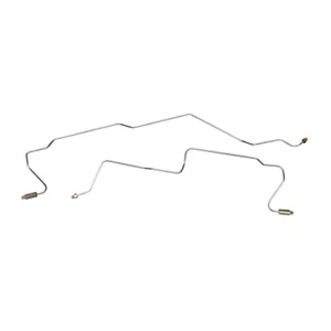 Rear Axle Brake Line Drum 2005-07 Silverado Sierra 1500 Non HD OE Steel 2pc - Picture 1 of 9