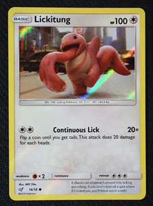 Pokemon Card Lickitung 16/18 Holo Detective Pikachu casi nuevo/m - Imagen 1 de 1