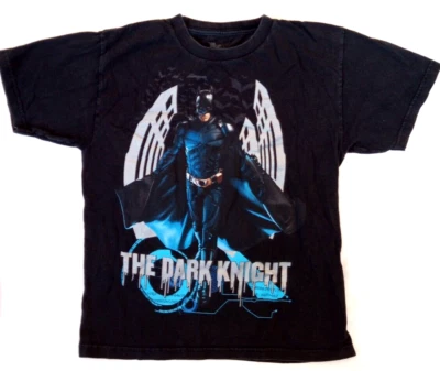 Vintage Batman The Dark Knight Kids Boys Shirt Size 10 /12 DC Comics Super Hero - Image 1 of 4
