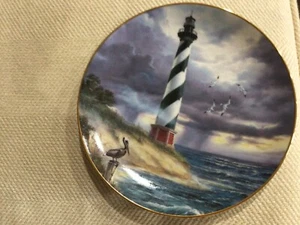 "BEACON OF HOPE" By Rudi Reichardt Lighthouse 8" Nautical COLLECTOR PLATE - Picture 1 of 5