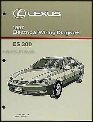 Manuel De Schémas Électriques OEM 1997 Lexus ES 300 - Photo 1/2