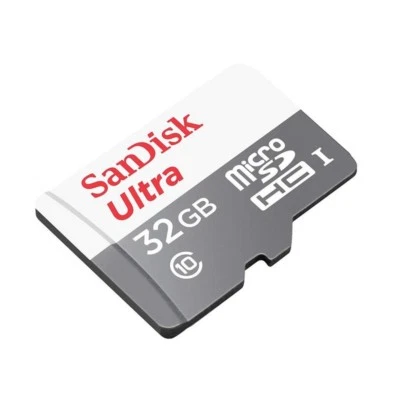 SANDISK MICRO SD 32GB CLASSE 10 UHS-I CON ADATTATORE SD SCHEDA DI MEMORIA FLASH - Immagine 1 di 2