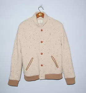A KIND OF GUISE Herren Schalkragen gesprenkelte Schurwolle Jacke Größe XL - Bild 1 von 10