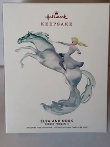 Hallmark Keepsake Ornament 2019 ELSA y NOKK Disney Frozen II ¡NUEVO EN CAJA! - Imagen 1 de 1
