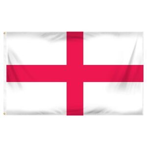 5x8 ft England St. George's Cross Flag Rough Tex Knitted 5'x8' Banner