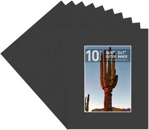 , Alfombrilla fotográfica 8X10 de 4 capas de grosor con apertura 5X7, amigable con la firma - Excelente para - Imagen 1 de 12