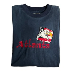 Vintage Legends Athletic Men XL T-Shirt Embroidered ATLANTA Made in the USA - Picture 1 of 5