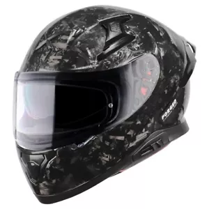 Axor " APEX FORGED CARBON " Full Face DOT & ECE Certified Motorcycle Helmet - Foto 1 di 10