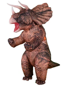 Triceratops Inflatable Costume Suit Dinosaur Adult Funny Cosplay Party Dress Up - Picture 1 of 9