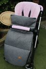 New Universal footmuff custom made fit Bugaboo Baby Jogger OnA Silver Cross Joie