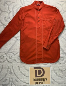 Vintage Con-Cave Dashiki Dressy Orange Top Shirt Men's Size 40 / 100cm African - Picture 1 of 8