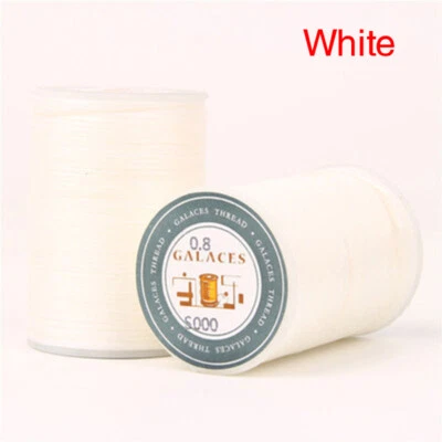 0.8mm Waxed Thread Polyester Cord DIY Sewing Stitching Leather Craft Bracelet 06 - Image 1 of 4