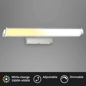 Briloner Wandleuchte LED 15W CCT Wandlampe Dimmbar Touchdimmer Nickel-Matt - Bild 1 von 7