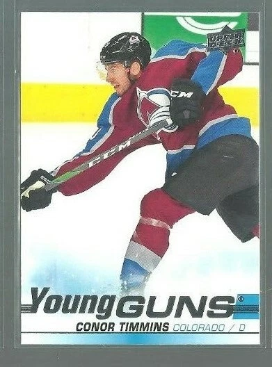 2019-20 Upper Deck #203 Conor Timmins Young Guns RC (ref 77769) - Image 1 of 1