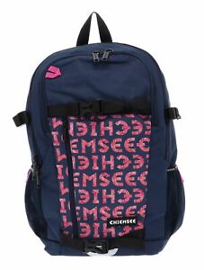 CHIEMSEE 2-School Backpack Rucksack Tasche Dark Blue / Pink Blau Pink Neu