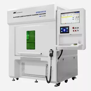 300W Puls geschlossene Plattform automatische Laserreinigungsmaschine Laser Rostentferner - Bild 1 von 9