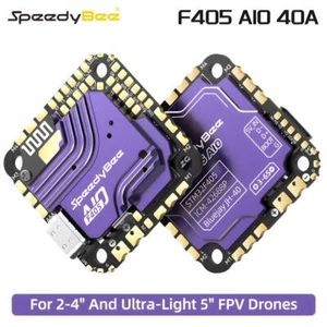 SpeedyBee F405 AIO 40A Flight Controller con giroscopio per drone 2-4" ultraleggero 5" - Foto 1 di 11