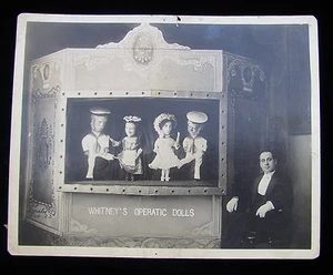 WHITNEY`S OPERATIC DOLLS MARIONETTE & PUPPET THEATER STAGE 8X10 PHOTO NYC OPERA - Picture 1 of 6
