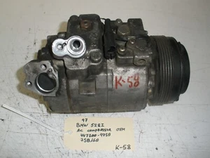 BMW 528I 1997 FABRICANTE DE EQUIPOS ORIGINALES compresor de aire acondicionado 447200-9750 / 7sb160 (K-58) - Imagen 1 de 4