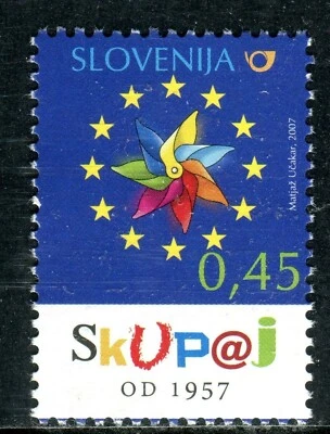 647 - SLOVENIA 2007 - 50th Anniversary of the Treaty of Rome - MNH Set - Image 1 of 2