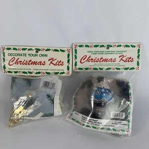 Kit decorazioni natalizie paillettes Meri Mac polistirolo perline vintage NUOVO lotto #1 - Foto 1 di 7