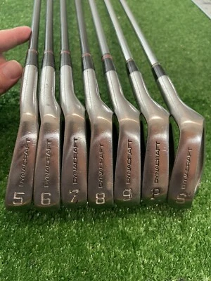 Dynacraft Oversize Iron Set 5-PW-SW Stiff Graphite And Steel Shafts - Image 1 of 4
