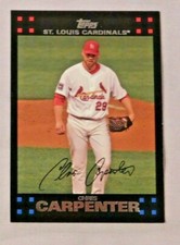 2007 Topps #240 Chris Carpenter St. Louis Cardinals Baseball Card