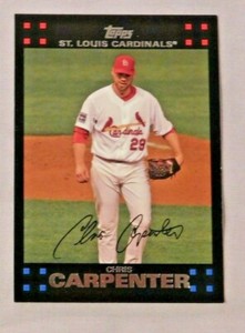 2007 Topps #240 Chris Carpenter St. Louis Cardinals Baseball Card