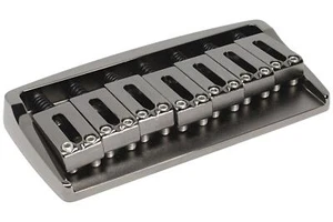 GOTOH 510FX-7 7-String Fixed Bridge CNC Machined w/ Steel Saddles - Cosmo Black - Picture 1 of 4