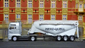 Rarität,1:87,MAN TG 460 Silo-Tank-SZ, Herz-Quell Zeulenroda, Nr.014, Sammlung - Bild 1 von 9
