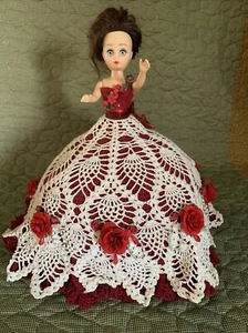 Crocheted Table Top Doll 16 Inches - Picture 1 of 12