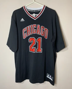 Camiseta Adidas Chicago Bulls Para Hombre XXL Negra Jimmy Butler #21 NBA Manga Corta - Imagen 1 de 7