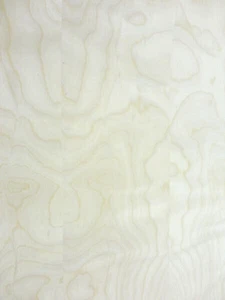 Birch White wood veneer 48" x 96" with peel and stick PSA adhesive 1/40 thick - Picture 1 of 12