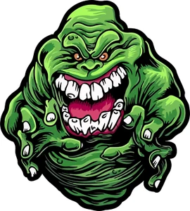 GHOSTBUSTERS EVIL SLIMER LOGO VINYL DECAL STICKER TRUCK WINDOW BUMPER WALL CAR - Picture 1 of 1
