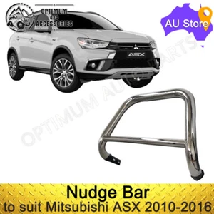 For Mitsubishi ASX 2010-2016 with Nudge Bar Stainless Steel Grille Guard - Picture 1 of 3